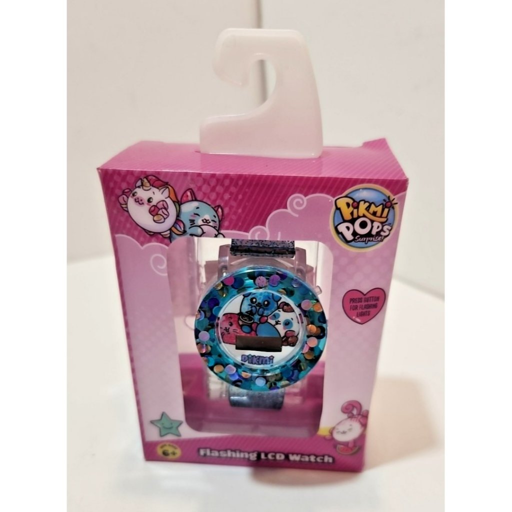 Pikmi Pops Surprise Flashing Led Childrens Watch Blue New In Box